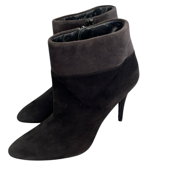 Stuart Weitzman Black Suede Ankle Boots size 10 - Picture 1 of 6